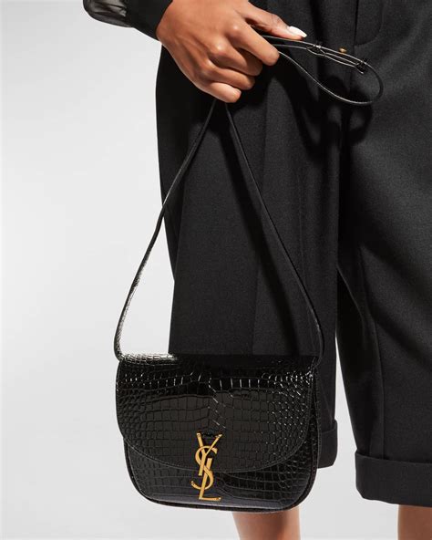 Saint Laurent Kaia Medium YSL Croc